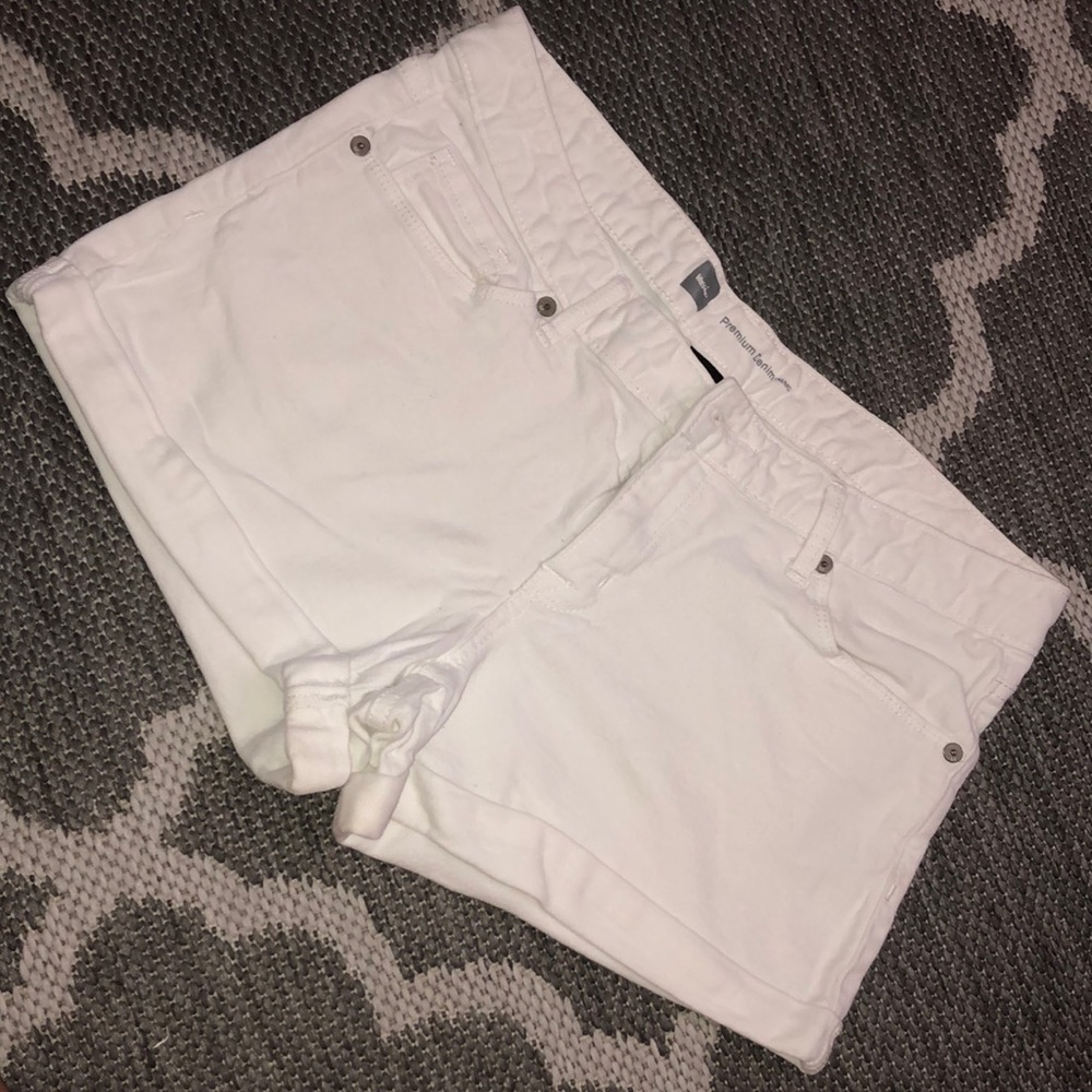 Mossimo white denim shorts